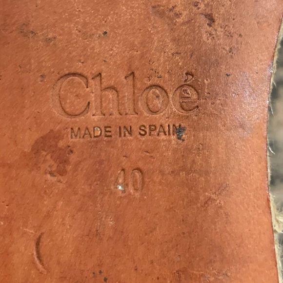 Chloe’ 🎡 Espadrilles Red flame suede - Picture 11 of 14